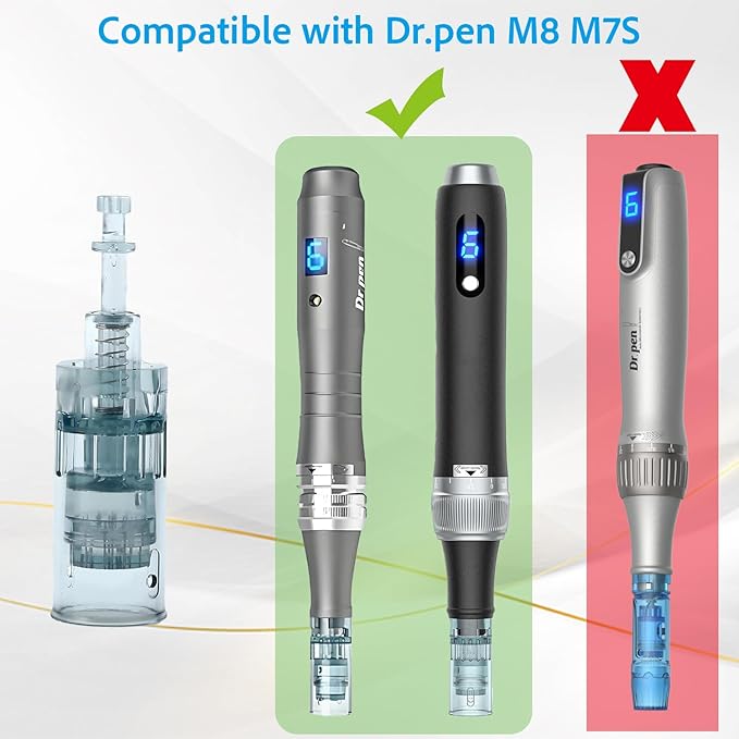 Dr. Pen Microneedling Cartridge Replacements (3 Pack) Dr Pen M8 and M7S