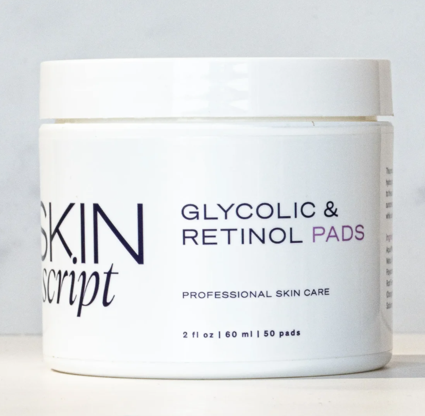 Skin Script Rx Glycolic and Retinol Pads 50 pads