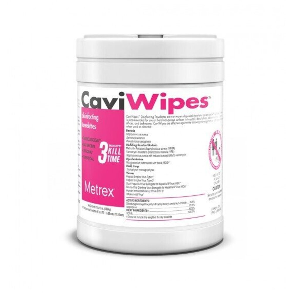 CaviWipes Disinfectant 160 Count Canister