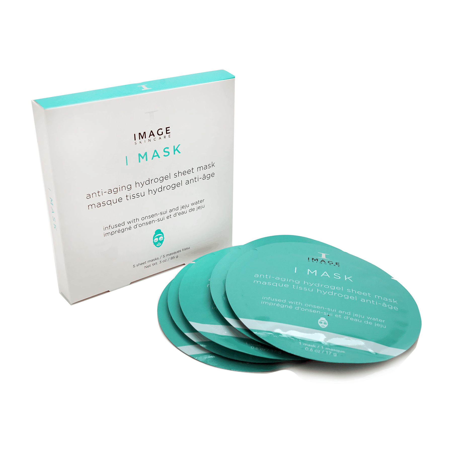 Image Skincare I Mask Anti-Aging Hydrogel Sheet Mask 5 pack (0.6oz each)
