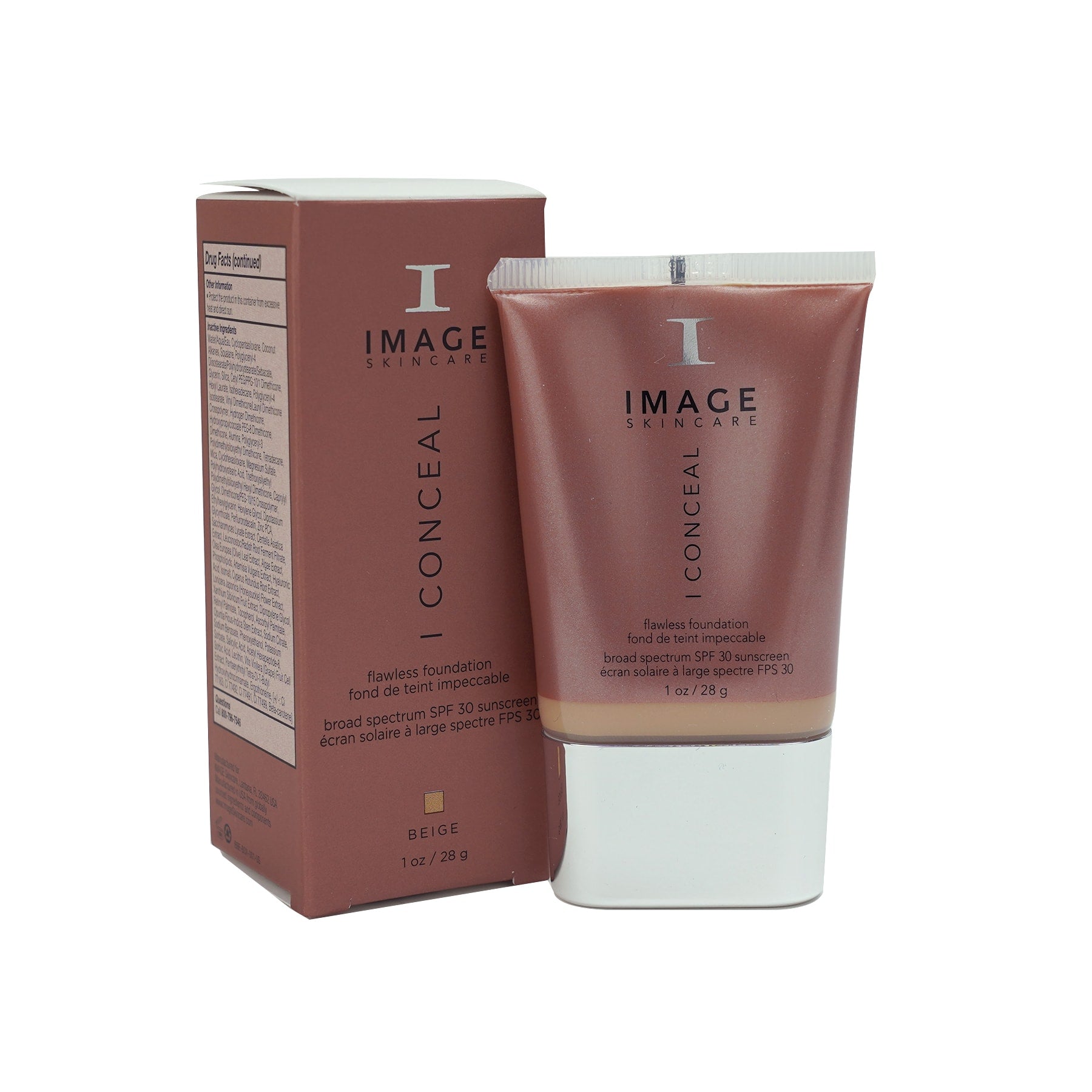 Image Skincare I Conceal Flawless Foundation Broad-Spectrum SPF 30 Sunscreen Beige 1oz