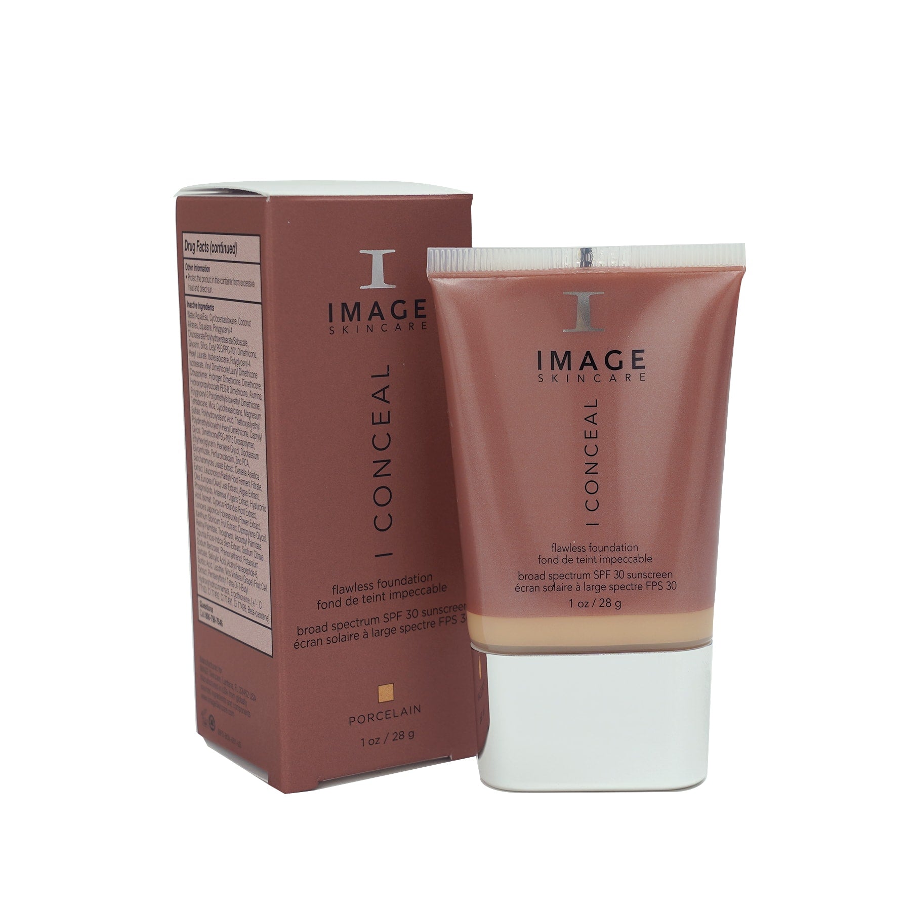 Image Skincare I Conceal Flawless Foundation Broad-Spectrum SPF 30 Sunscreen Porcelain 1oz