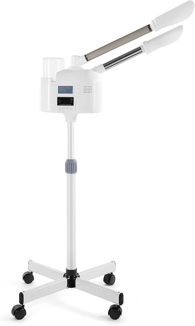 Professional 2 in 1 Facial Steamer Upgrade Esthetician Steamer with hot &amp; Cold Nozzle Beauty Salon Spa