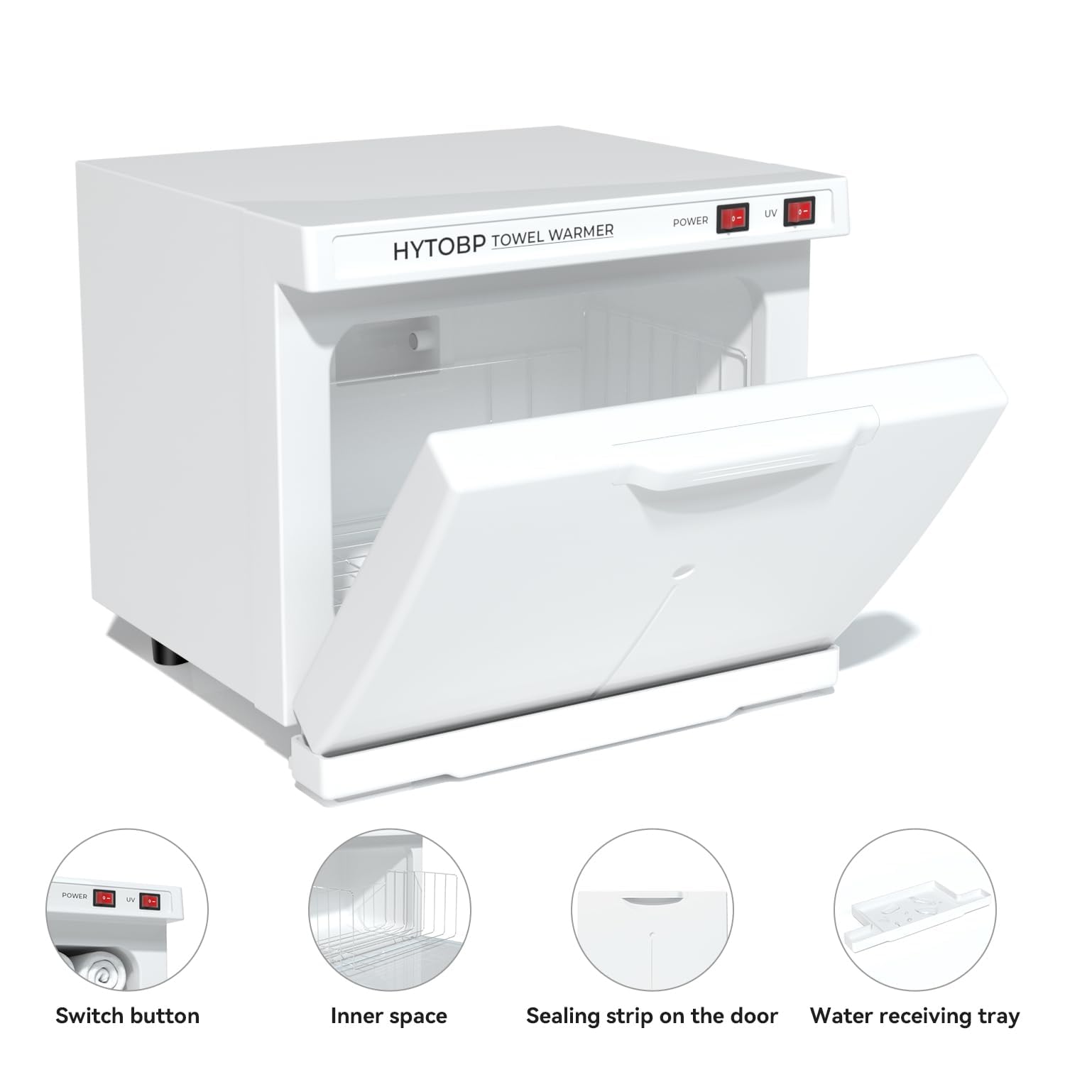 Hot Towel Warmer, 8.5L Towel Warmers Spa, Small Towel Warmer Professional Mini Towel Warmer Cabinet for Facial, Towel Warmer Esthetician Towel Heater for Beauty&amp;Salon(8.5L-White)