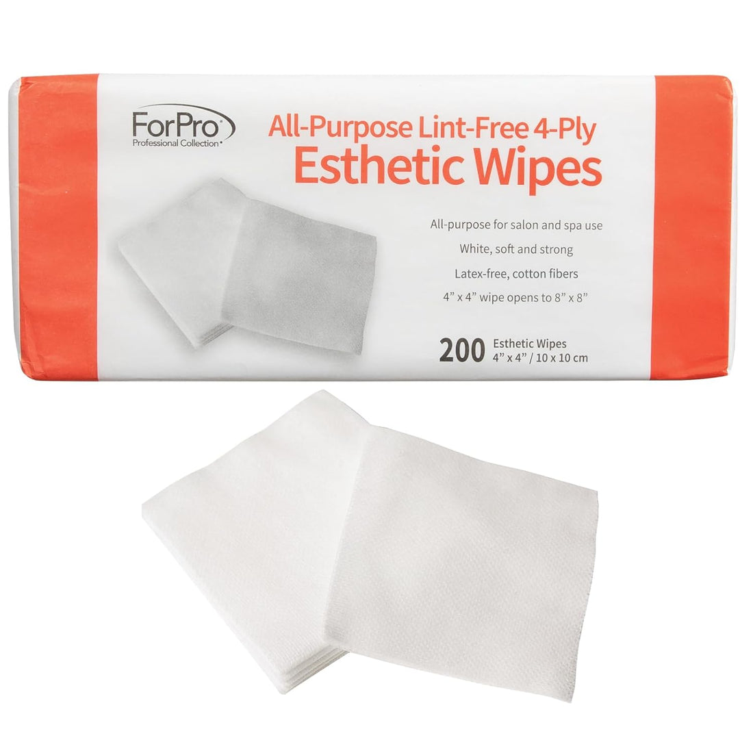 ForPro Professional Lint-Free 4-Ply Esthetic Wipes