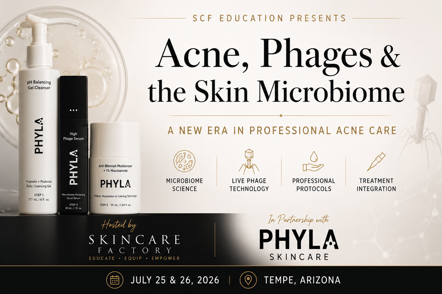 The Science of Acne, Phages, &amp; the Skin Microbiome: A New Era in Professional Acne Care