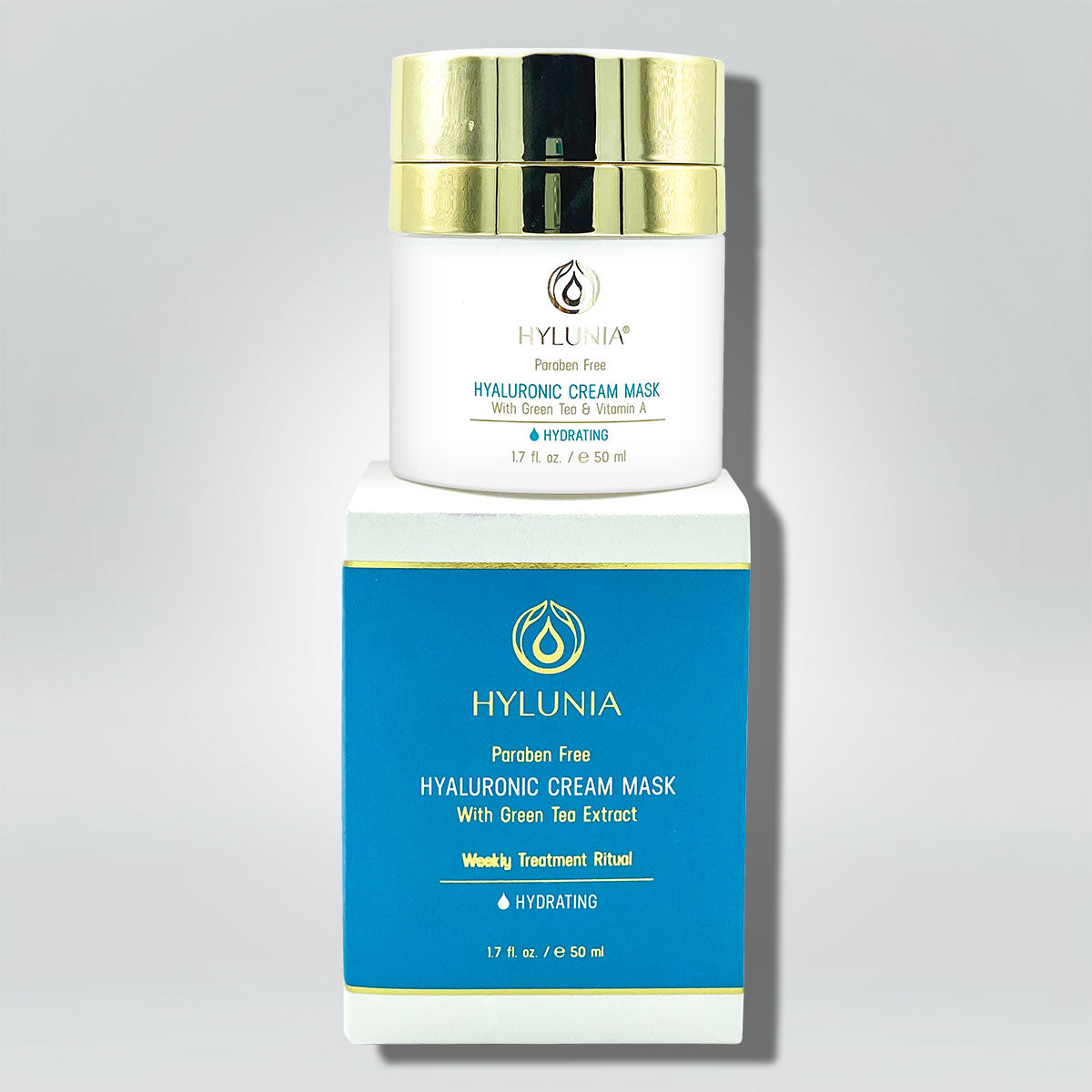 Hyaluronic Cream Mask With Green Tea, Vitamin A, Oats &amp; Coco Butter