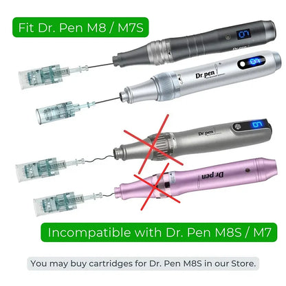 Dr. Pen Microneedling Cartridge Replacements (3 Pack) Dr Pen M8 and M7S