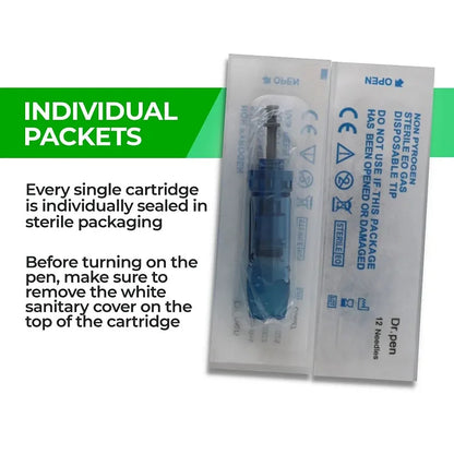 Dr. Pen Microneedling Cartridge Replacements (3 Pack) Dr. Pen M8S/A8S/A9/A11