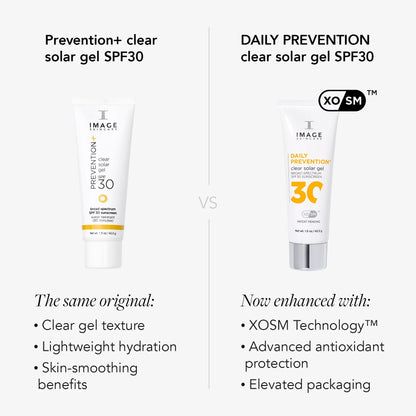DAILY PREVENTION™ clear solar gel SPF 30