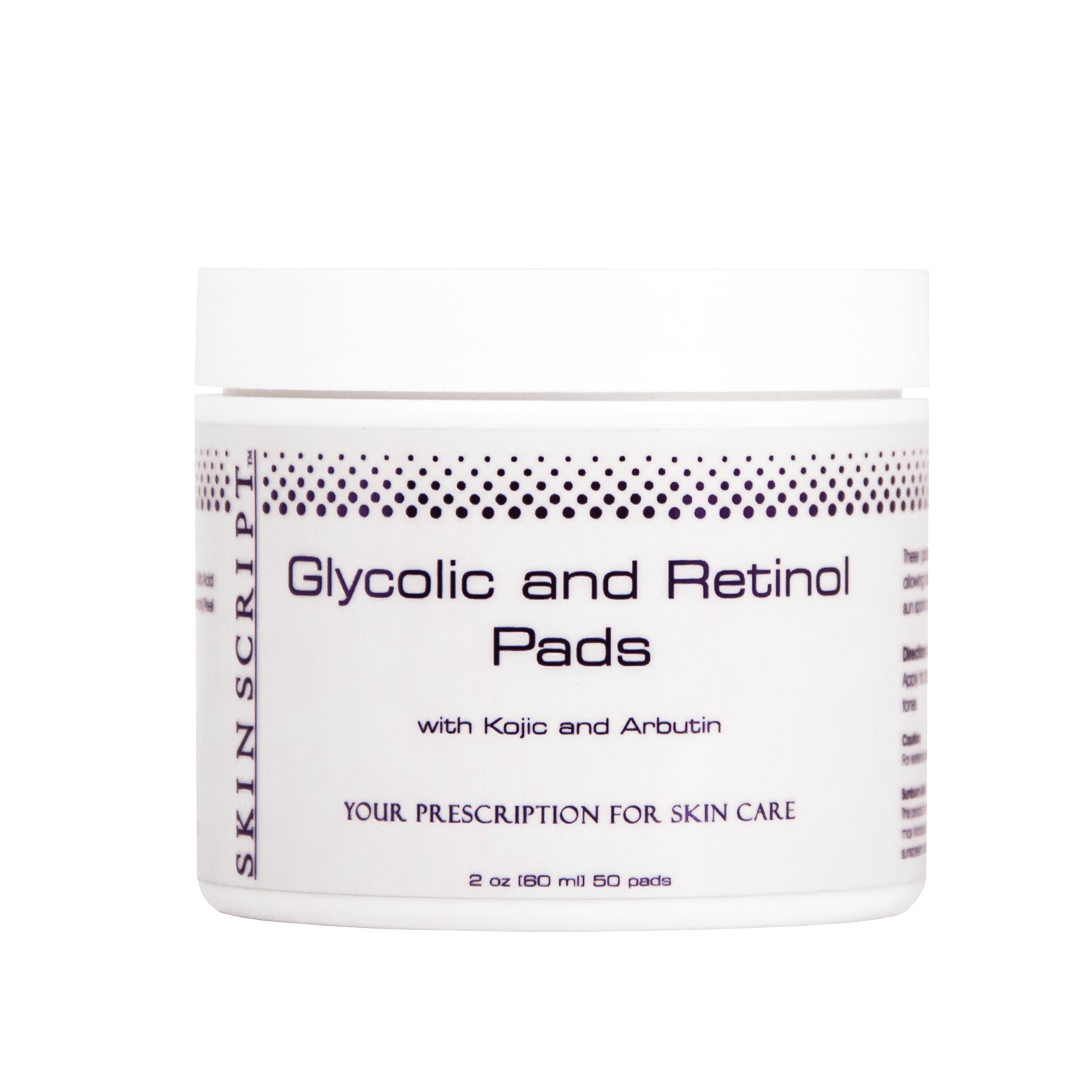 Skin Script Rx Glycolic and Retinol Pads 50 pads
